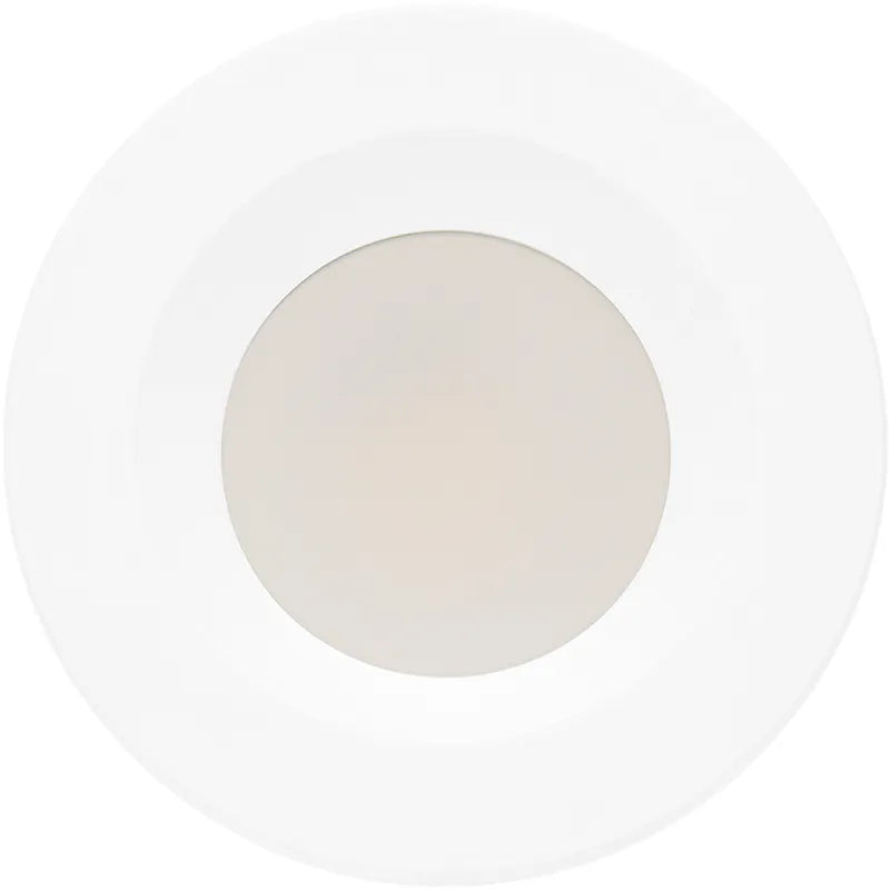 4 Inch 10 Watt Smart App Compatible RGBW Smooth Recessed Light Retrofit Trim