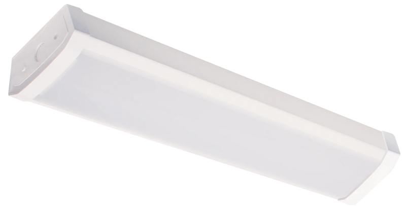 2 Foot 20 Watt LED 120V Triac Dimming Economy Wraparound Fixture 3000K/4000K/5000K