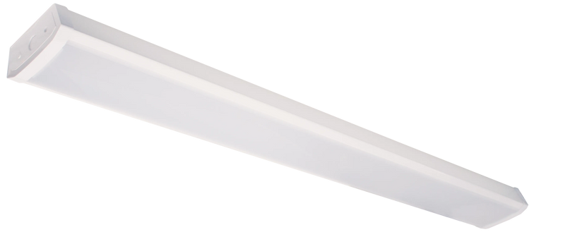 4 Foot 40 Watt LED 120-277V Dual Function Dimming Economy Wraparound Fixture with Sensor 3000K/4000K/5000K