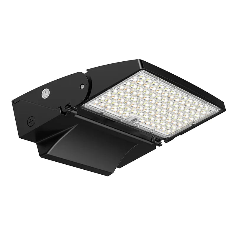 50/65/80 Watt Full Cutoff LED Modern Adjustable Wall Pack With Photocell 3000K/4000K/5000K