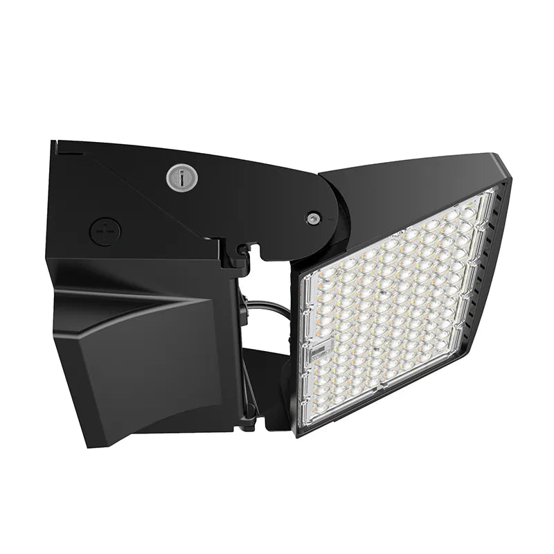 50/65/80 Watt Full Cutoff LED Modern Adjustable Wall Pack With Photocell 3000K/4000K/5000K