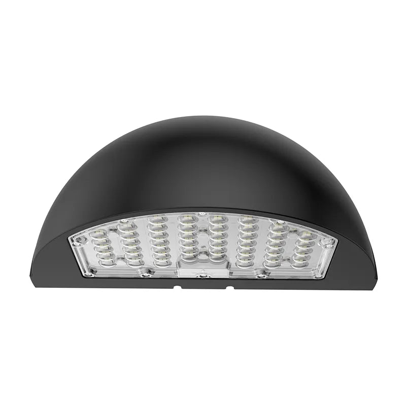 24/32/40 Watt Full Cutoff LED Half Moon Wall Pack With Photocell 3000K/4000K/5000K