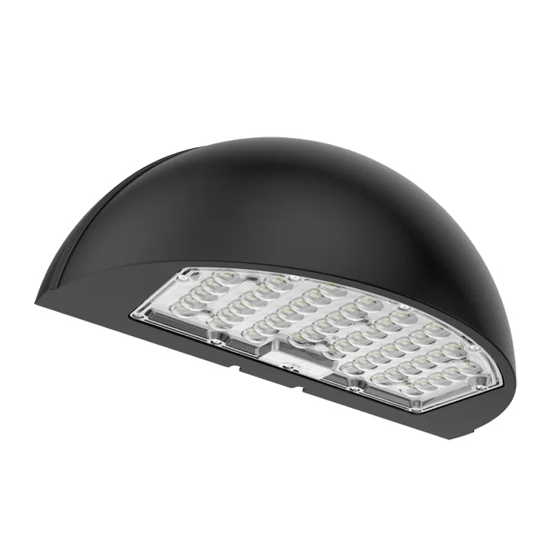 24/32/40 Watt Full Cutoff LED Half Moon Wall Pack With Photocell 3000K/4000K/5000K