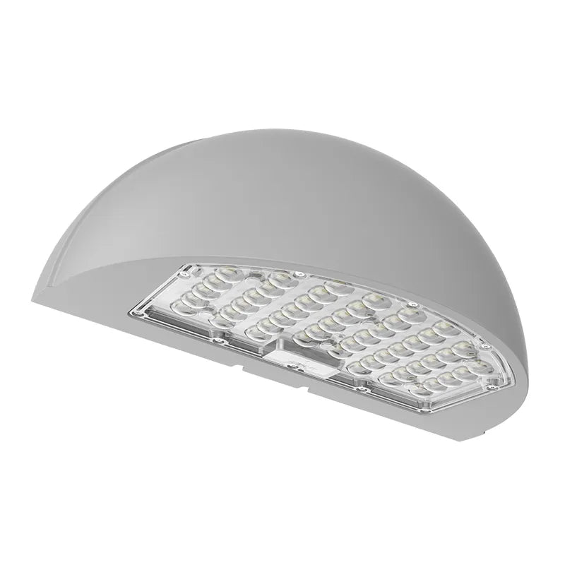 24/32/40 Watt Full Cutoff LED Half Moon Wall Pack With Photocell 3000K/4000K/5000K
