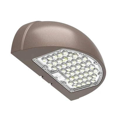 24/32/40 Watt Full Cutoff LED Half Moon Wall Pack With Photocell 3000K/4000K/5000K