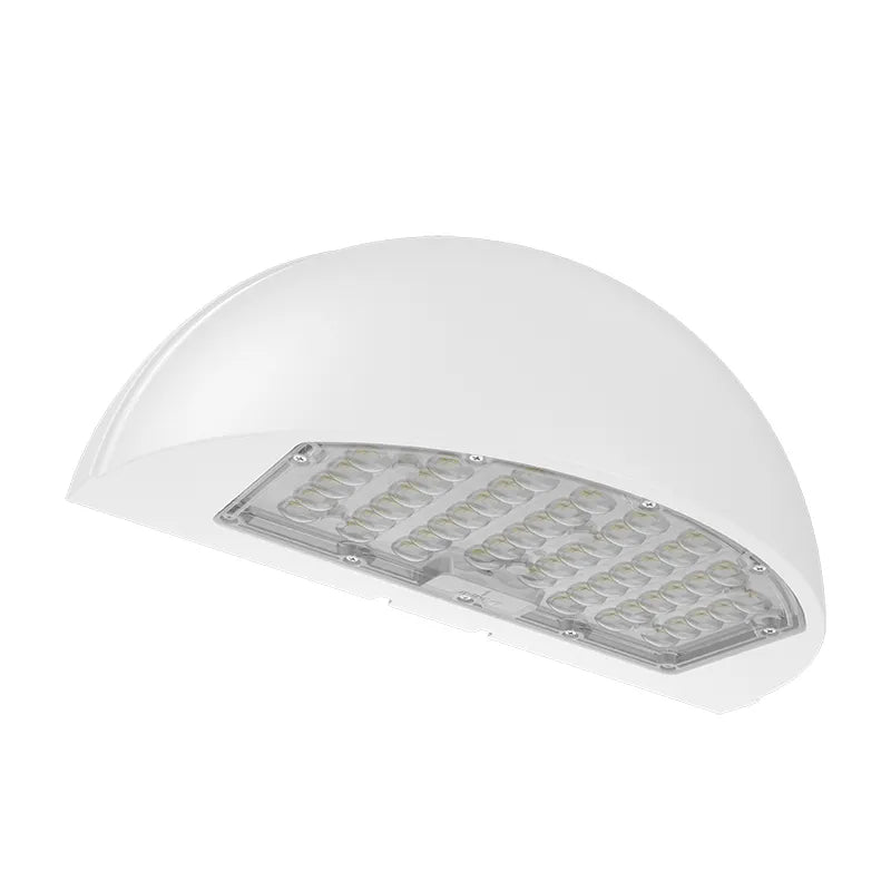 24/32/40 Watt Full Cutoff LED Half Moon Wall Pack With Photocell 3000K/4000K/5000K