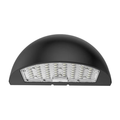 48/64/80 Watt Full Cutoff LED Half Moon Wall Pack With Photocell 3000K/4000K/5000K