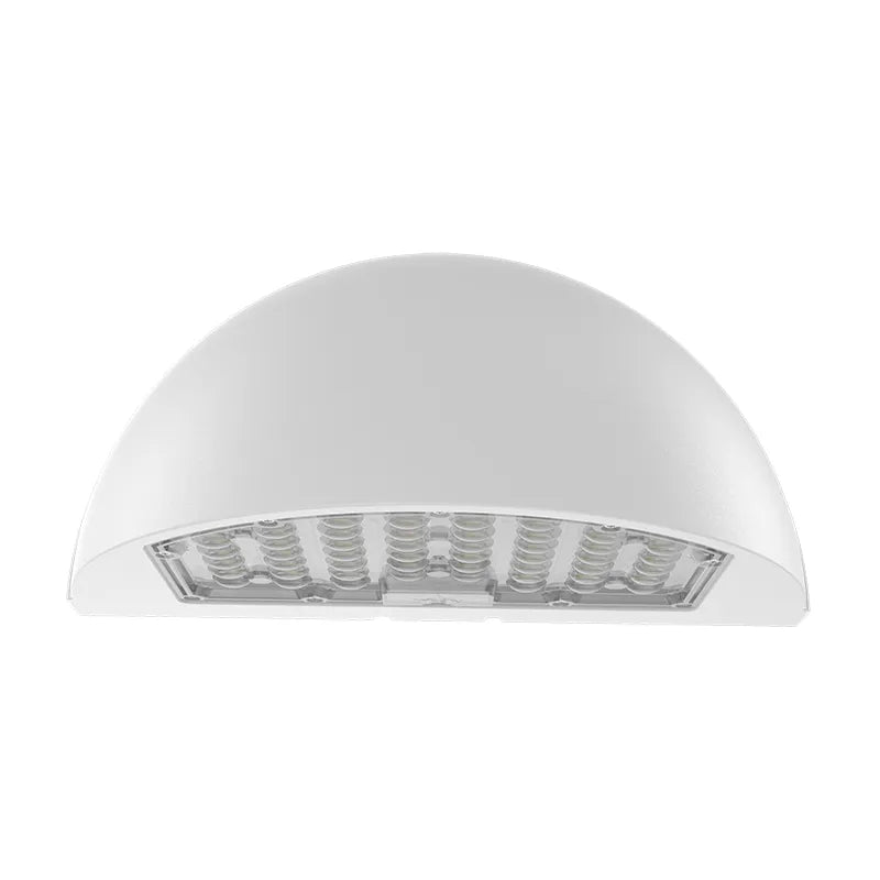 48/64/80 Watt Full Cutoff LED Half Moon Wall Pack With Photocell 3000K/4000K/5000K