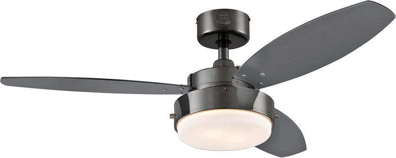 Westinghouse Lighting Alloy 42 Inch Three Blade Indoor Ceiling Fan With LED Light Fixture
