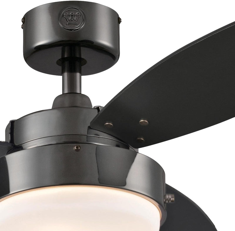 Westinghouse Lighting Alloy 42 Inch Three Blade Indoor Ceiling Fan With LED Light Fixture