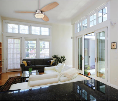 Westinghouse Lighting Alloy 42 Inch Three Blade Indoor Ceiling Fan With LED Light Fixture