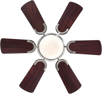 Westinghouse Lighting Petite 30 Inch Six Blade Indoor Ceiling Fan With LED Light Fixture