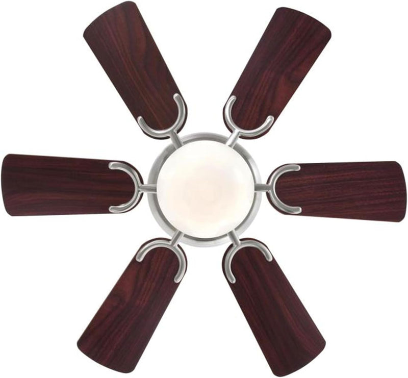 Westinghouse Lighting Petite 30 Inch Six Blade Indoor Ceiling Fan With LED Light Fixture