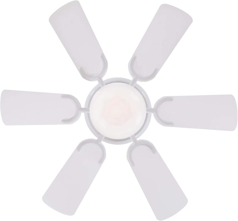 Westinghouse Lighting Petite 30 Inch Six Blade Indoor Ceiling Fan With LED Light Fixture