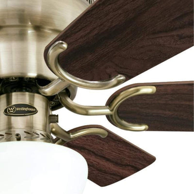 Westinghouse Lighting Petite 30 Inch Six Blade Indoor Ceiling Fan With LED Light Fixture