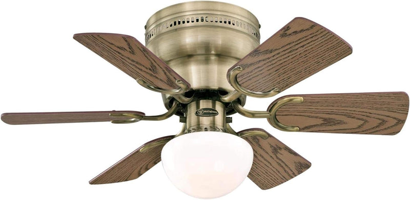 Westinghouse Lighting Petite 30 Inch Six Blade Indoor Ceiling Fan With LED Light Fixture