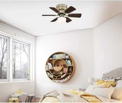 Westinghouse Lighting Petite 30 Inch Six Blade Indoor Ceiling Fan With LED Light Fixture