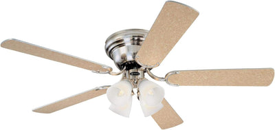 Westinghouse Lighting Contempra IV 52 Inch Five Blade Indoor Ceiling Fan With Dimmable LED Light Fixture