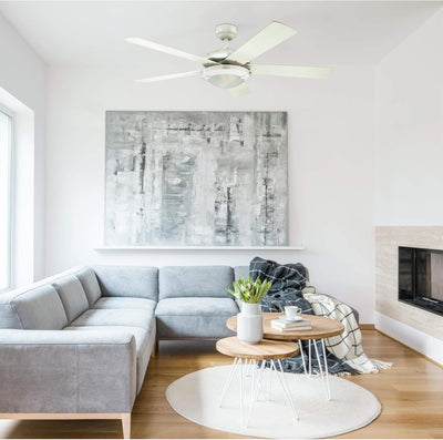 Westinghouse Lighting Comet 52 Inch Five Blade Indoor Ceiling Fan With Dimmable LED Light Fixture