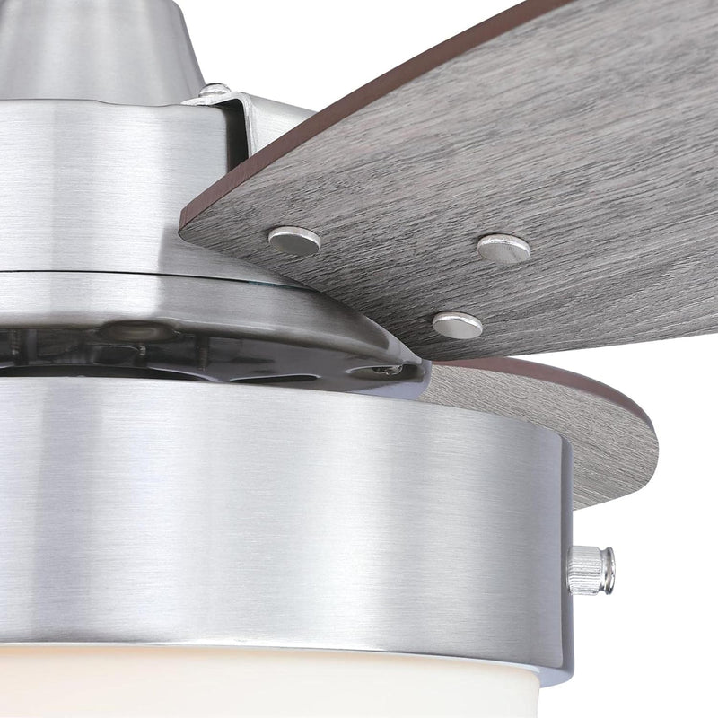 Westinghouse Lighting Alloy 42 Inch Three Blade Indoor Ceiling Fan With LED Light Fixture