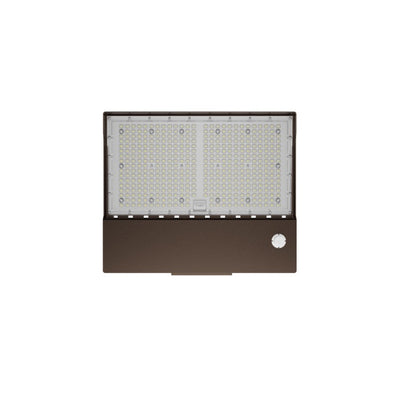 LiteTronics 250/290/330 Watt LED 120-277V Selectable Flood Light Fixture 3000/4000/5000K Selectable Bronze
