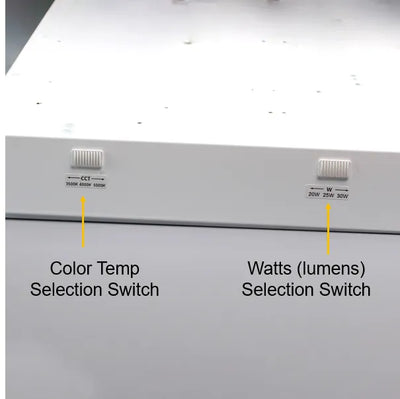 Halco Lighting Technologies 2x2 20/25/30 Watt LED Retrofit Kit Controls Ready Center Basket Troffer Emergency Battery Backup 3500K/4000K/5000K