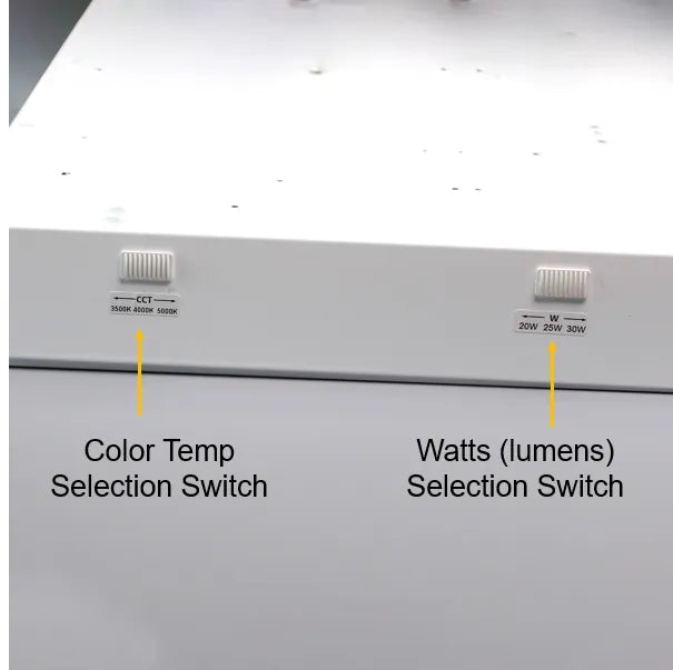 Halco Lighting Technologies 2x2 20/25/30 Watt LED Retrofit Kit Controls Ready Center Basket Troffer Emergency Battery Backup 3500K/4000K/5000K
