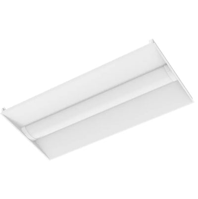 Halco Lighting Technologies 2x4 30/35/40 Watt LED Controls Ready Center Basket Troffer Emergency Battery Backup 3500K/4000K/5000K Selectable