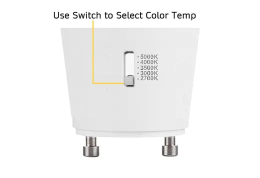 Halco Lighting Technologies 9 Watt LED A19 Dimmable GU24 Light Bulb Color Selectable 2700/3000/3500/4000/5000K