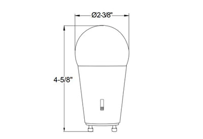 Halco Lighting Technologies 15 Watt LED A19 Dimmable GU24 Light Bulb Color Selectable 2700/3000/3500/4000/5000K