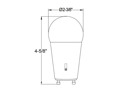 Halco Lighting Technologies 15 Watt LED A19 Dimmable GU24 Light Bulb Color Selectable 2700/3000/3500/4000/5000K