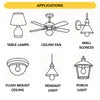 Halco Lighting Technologies 6 Watt LED A19 Dimmable E26 Light Bulb Color Selectable 2700/3000/3500/4000/5000K