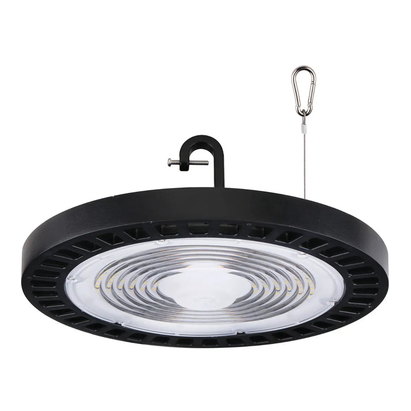 Halco Lighting Technologies 240 Watt 120-277V Essential Round LED High Bay 5000K 5000K Daylight Black
