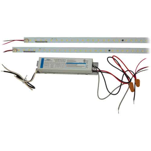 TCP 2 Foot 2 Strip 29/39/46 Watt LED Magnetic Retrofit Kit 3500/4100/5000K   