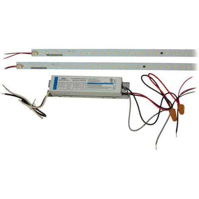 TCP 2 Foot 2 Strip 18/25/30 Watt LED Magnetic Retrofit Kit 3500/4100/5000K   