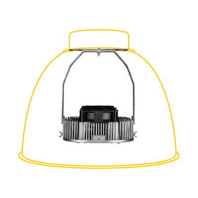 ESL Lighting 150 Watt Multi-Use 120-277V LED Retrofit Plate   