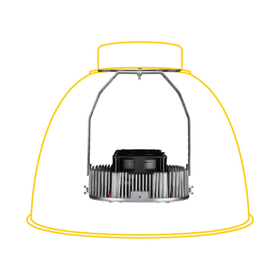 ESL Lighting 120 Watt Multi-Use 277-480V LED Retrofit Plate   