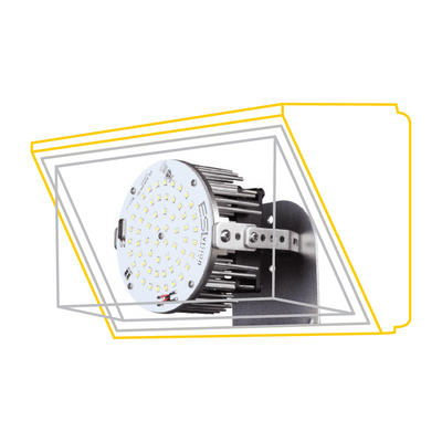 ESL Lighting 75 Watt Multi-Use 120-277V LED Retrofit Plate   