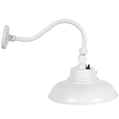 Westgate 40 Watt Gooseneck LED Barn Light Fixture 3000/4000/5000K Selectable White 