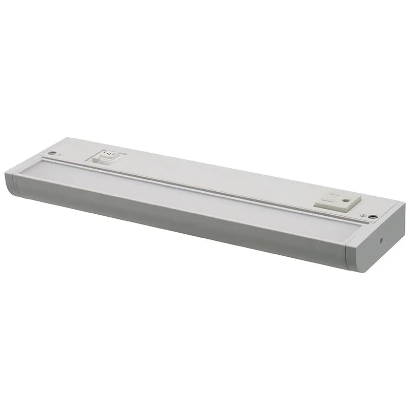 Westgate 12 Inch 5 Watt LED Undercabinet With Receptacles Light Fixture 2700/3000/3500/4000/5000K   