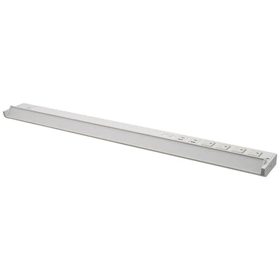 Westgate 32 Inch 16 Watt LED Undercabinet With Receptacles and USB Port Light Fixture 2700/3000/3500/4000/5000K White