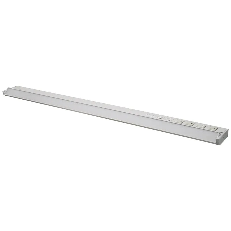 Westgate 40 Inch 20 Watt LED Undercabinet With Receptacles and USB Port Light Fixture 2700/3000/3500/4000/5000K   