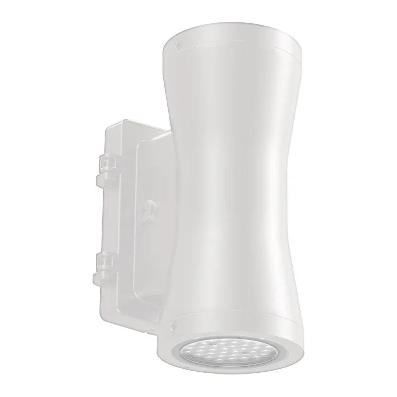 Westgate 7 Inch 18/30/45/60 Watt Outdoor LED Round Cylinder Up/Down Light Fixture 3000/4000/5000K Selectable White