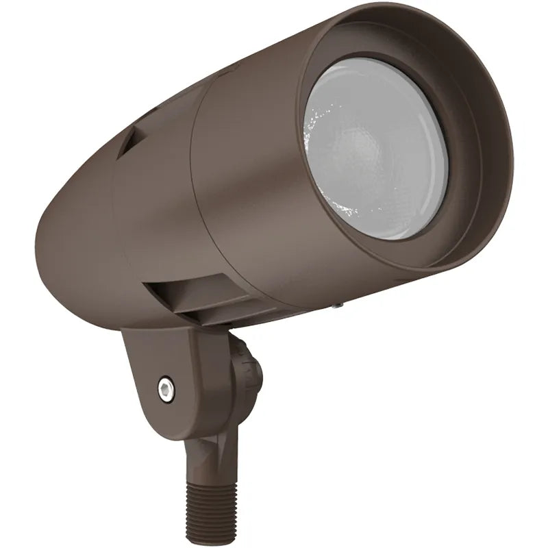 Westgate 10/20/30 Watt Selectable LED Bullet Flood Light 3000/4000/5000K Selectable Bronze 