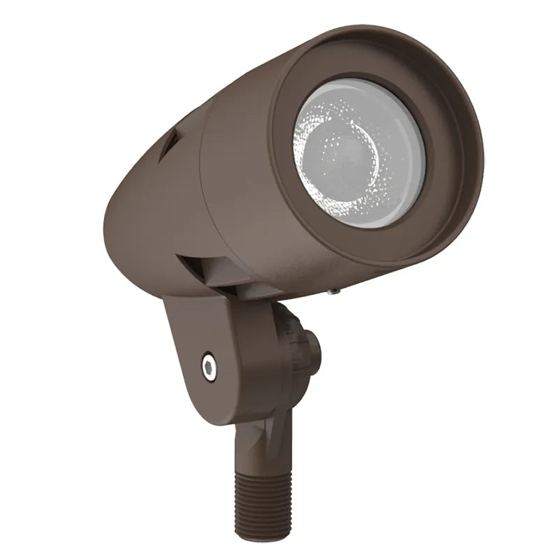 Westgate 5/10/15 Watt Selectable LED Bullet Flood Light 3000/4000/5000K Selectable Bronze 