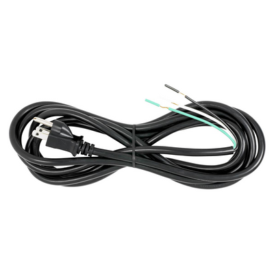 Satco 10 Foot Black Cord With 120V 15A Plug 10 Foot  