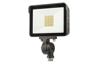 Keystone Technologies 35 Watt Color Selectable 120-277V General Purpose LED Flood Light 3000/4000/5000K Selectable Bronze 