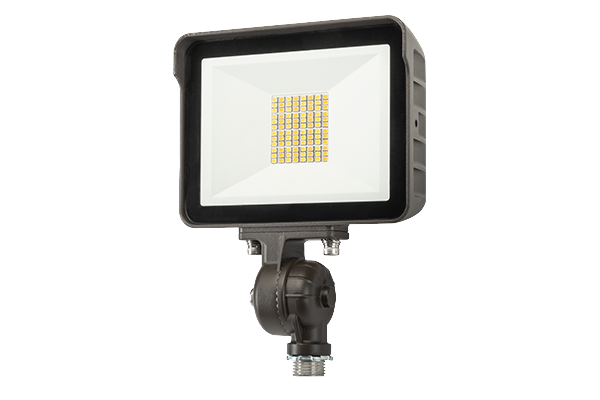 Keystone Technologies 35 Watt Color Selectable 120-277V General Purpose LED Flood Light 3000/4000/5000K Selectable Bronze 