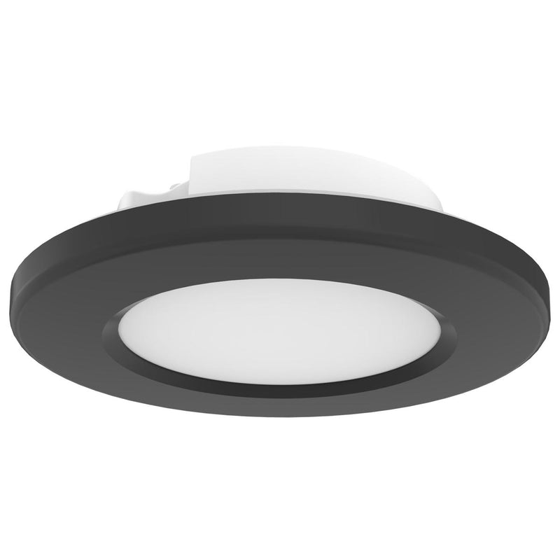 Satco 4 Inch 9 Watt LED Surface Mount Fixture 3000/4000/5000K Selectable Black 