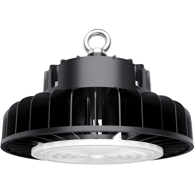 Satco 150 Watt 120-277V IP65 Wet Location Rated LED Round UFO High Bay Light Fixture 5000K Daylight  